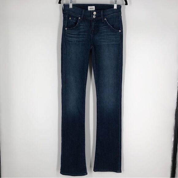 Hudson Beth Mid-Rise Baby Bootcut Jean Dark Wash Size 26 NWT - Picture 1 of 12